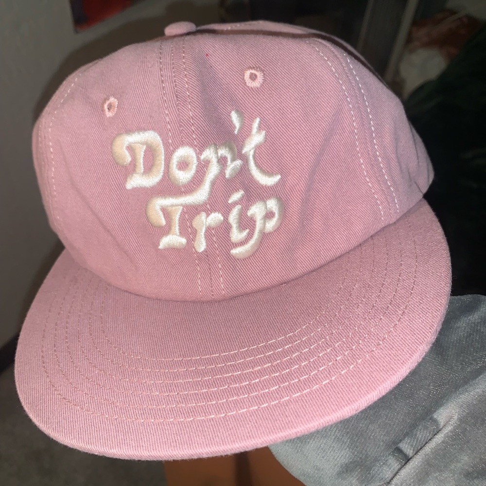 Pink “Don’t Trip” Flat Brimmed Hat